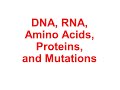 Molecular Biology Concepts and Applications