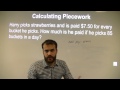 Piecework Payment and Earnings