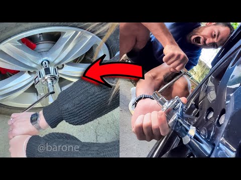 GENIAL! Essa chave molinete troca qualquer PNEU furado sem esforço! 💪