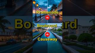 Promenade vs Boulevard vs Causeway – Can You Tell the Difference? #shorts
