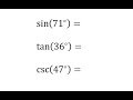 Trigonometric Functions and Their Relationships