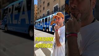 Poniendo nota al autobús de la REAL SOCIEDAD #futbol #laliga