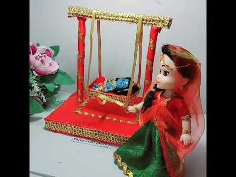 Kanha So Ja Jra..😍👩👦#JanmashtmiSpecial#Krishna#DollsMakeover#shorts#ShreeCraftPalce#trending