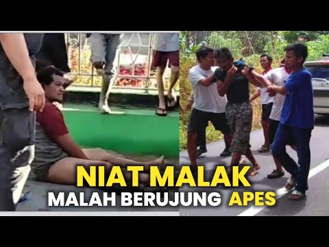 Preman Kisut,Niat Mau Malak Malah Berujung Apes Kena Batu Nya