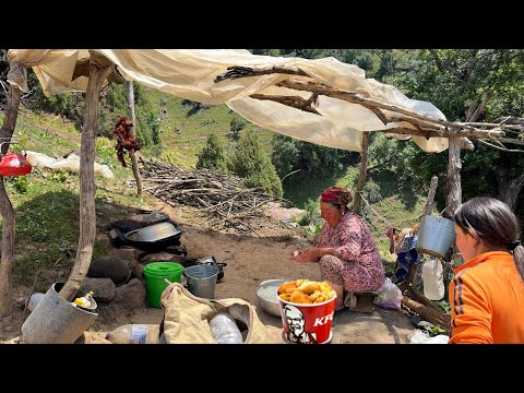 Life in the summer pastur #cooking