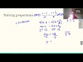 Solving Equations and Proportions