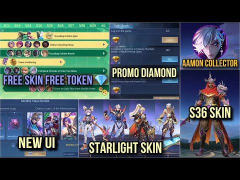 Promo Dia လာမဲ့အချိန် Free Skin Event တွေအကြောင်း KOF Free Token Collector Skin အသစ် နဲ့ Updateများ🤩