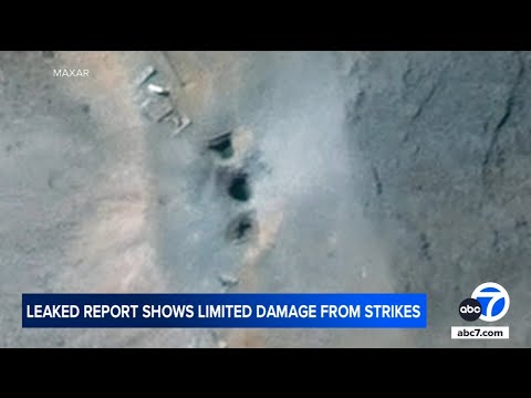 Leaked Pentagon report shows limited damage to Iranian nuclear sites
