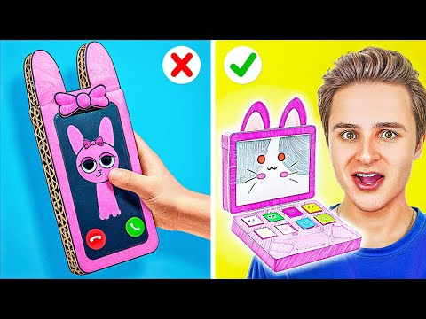 TOLLE PAPP-TRICKS & BASTELARBEITEN || Kinder vs. Eltern! Einfache Eltern-Hacks auf 123 GO! SCHOOL