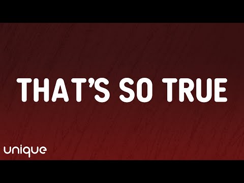 Gracie Abrams - Thatโs So True (Lyrics)