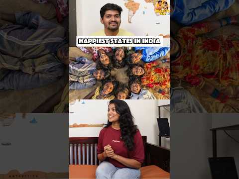 Happiest States In India 2025 Report 😍😃 |BWT | Biscuitswithtea #tamil #shorts #happy #state #india
