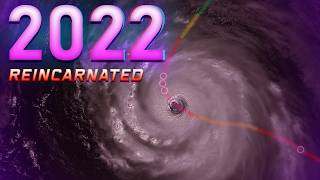 2022 Hypothetical Atlantic Hurricane Season Animation Recreated
