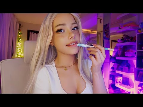 The Cute Ditzy Blonde Girl in Class Likes You! ASMR Roleplay
