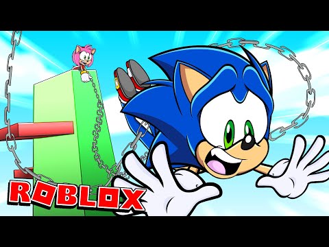 Sonic & Amy CHAINED TOGETHER in ROBLOX