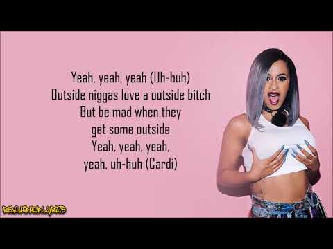 Cardi B - Outside (Lyrics)