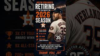 Justin Verlander to Retire