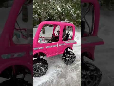 First Test of the Over Powered 4x4 Barbie Camper!