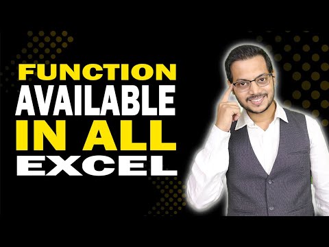 Function available in all Excel | Lets learn a dynamic function available in old excel version