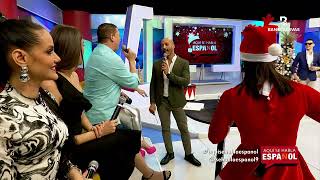 KARAOKE NAVIDEÑO EN AQUI SE HABLA ESPAÑOL!