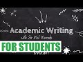 Characteristics of Objective Academic Writing