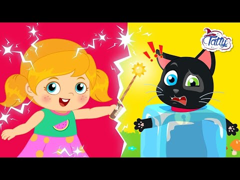 PIŻAMOWA IMPREZA 🌟 Czy czarodzieje poradzą sobie z upałem? Park rozrywki i przygody Tatty i Misifu
