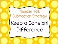 Understanding the Keep a Constant Difference Strategy