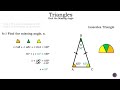 Finding Missing Angles in Triangles