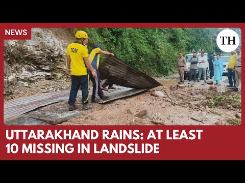 YouTube video thumbnail: Uttarakhand Rains: 10 Missing After Landslide Demolishes Half a Dozen Homes
