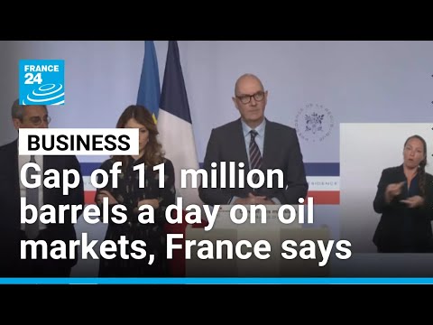 YouTube video thumbnail: France Confirms oil Crisis, Says 30-40% Gulf Energy Infrastructure Destroyed