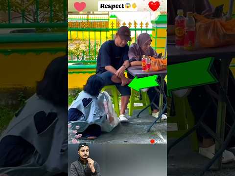 😥Respect to these people's 🙏❤️1 #short #kindness #respect