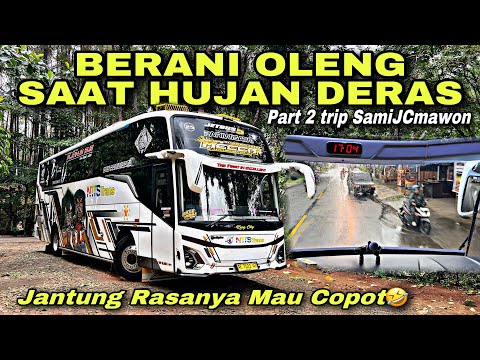 Nekat Bukan Main , Berani Oleng Saat Hujan 😱 Jantung Rasanya Mau Copot 🤣| trip NTTS TRANS “ Mecca “