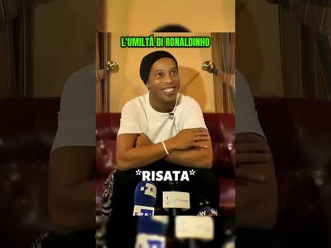L'incredibile umiltà di Ronaldinho🙏🏼💯
