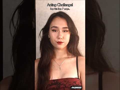 #pov Acting Challenge!! Say this line 7 ways... #shorts #acting #actress #challenge #happy #drama