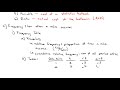 Understanding Frequency Tables and Statistics