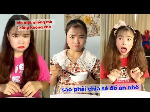 Tổng hợp video siêu hài hước vui nhộn, chị suốt ngày xin đồ ăn của đứa em ích kỉ | Thuỷ Mít Official