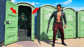 HE HAD THE BEST OUT OF THE MAP GLITCH HIDING SPOT EVER!!