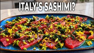 The Most Refreshing Italian Bite -- Sicilian Tuna Crudo