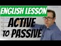 Converting Active to Passive Voice