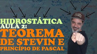 Aula 21.2 : APRENDA o Teorema de Stevin e Princípio de Pascal HOJE! - Física Essencial