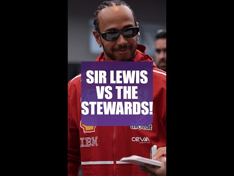 Sir Lewis does not like meeting the stewards! #f1 #brazilgp #lewishamilton #ferrari #shorts