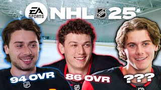 NHL 25 Ratings | Which Hughes Brother has the Highest OVR Rating? Ft. Jack, Quinn, and Luke