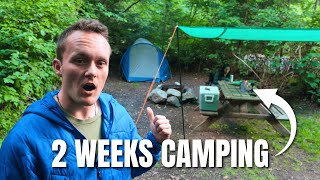 I Spent 14 Days Camping in a Tent
