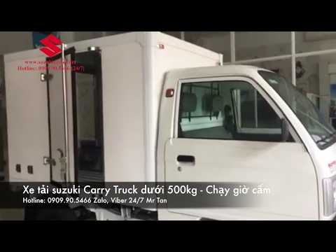 Xe tải Suzuki Truck 495kg -Thùng inox 4 lớp chất lượng cao- chạy giờ cấm - giao ngay