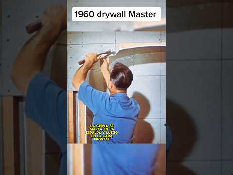 Ni con la mejor tecnología se podrá igualar a los trabajadores de antaño #drywall #oldschool #knauf