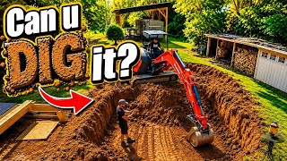 DIY Pool Install--Start to Finish--Ep. III--LET'S DIG THIS THING!