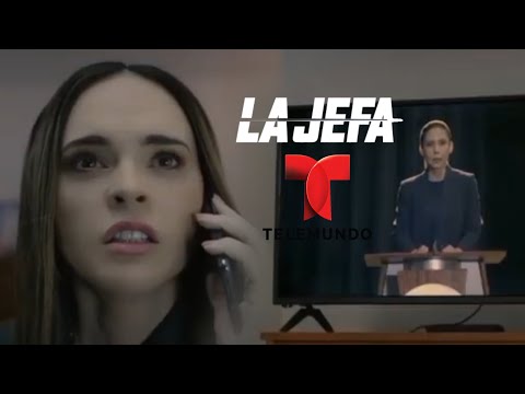 Gloria sale en televisión como narco traficante! | La Jefa Capítulo 87, 88 Completo | Telemundo