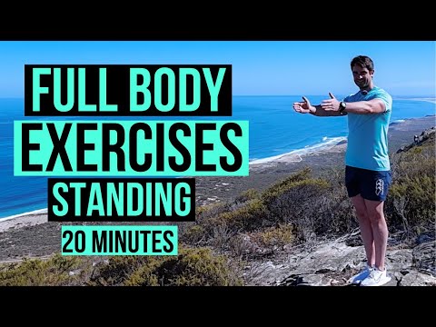 Whole Body Exercises For Seniors & Beginners (20 Minutes, Standing). Includes Walking and Relaxation