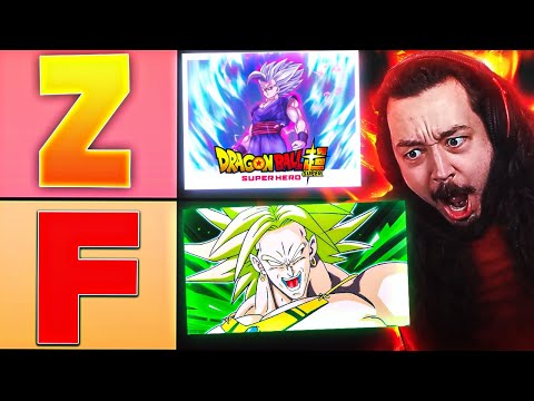 THE SQUAD Ranks Every Dragonball Z  Super Movie Ever (Everyday Beam Struggle)