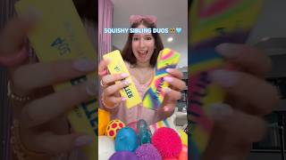 Squishy NeeDoh Duos in my Fidget Collection! 👯‍♀️🩷🧈 *squishy challenge*