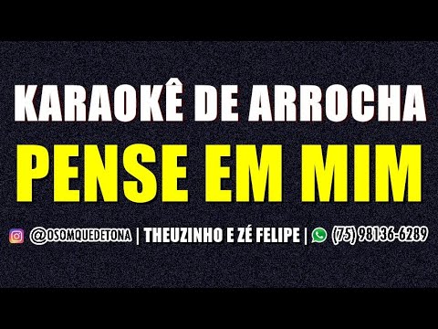 KARAOKÊ DE ARROCHA - PENSE EM MIM (THEUZINHO E ZÉ FELIPE)